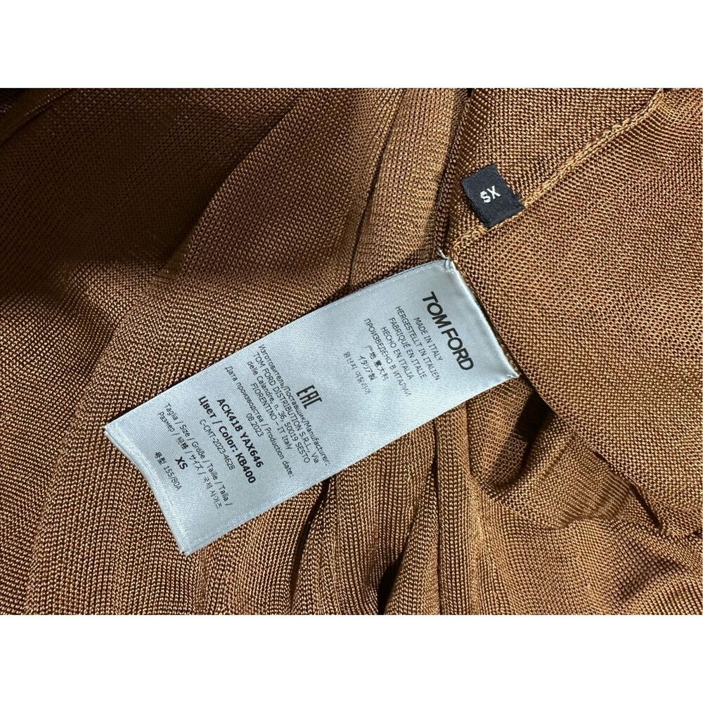 Tom Ford Brown Midi Dress - Picture 11 of 13